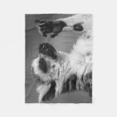 Ring op maat fleece deken (Voorkant)