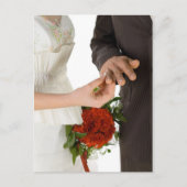 Ring op vinger plaatsen briefkaart (Voorkant)