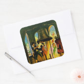Ring Out Liberty Vierkante Sticker (Envelop)