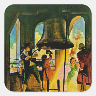 Ring Out Liberty Vierkante Sticker