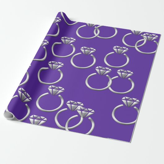Ring Pattern Wrapping Paper Cadeaupapier (Uitgerold)