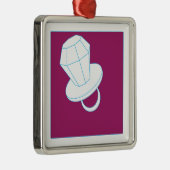 Ring Pop Metalen Ornament (Rechts)