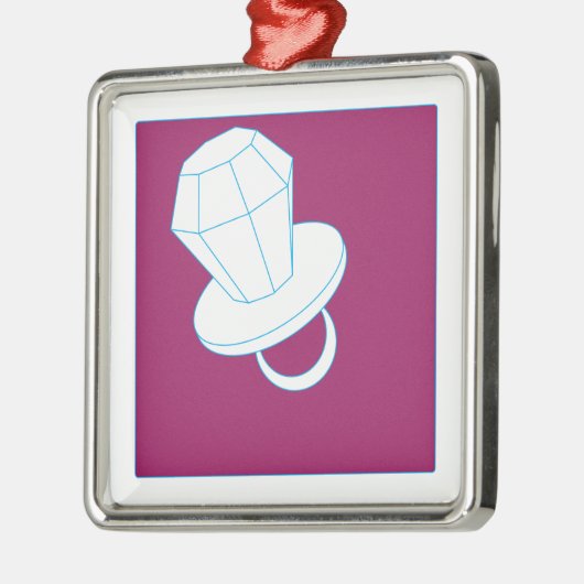 Ring Pop Metalen Ornament (Links)