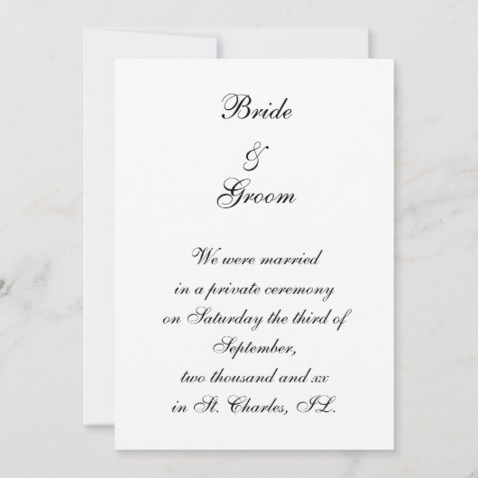 Ring Ring Ring Ring Vertrouwelijke aankondiging (Achterkant)