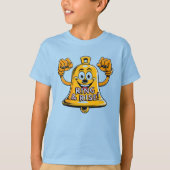 Ring & Rise - Ochtendmotivatie & wekker De Klok T-shirt (Voorkant)