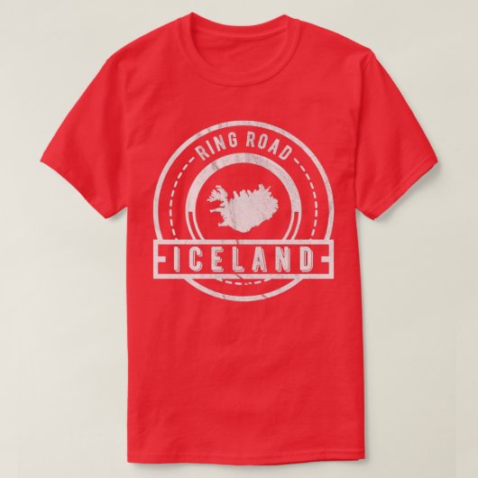 Ring Road IJsland T-shirt (Design voorkant)