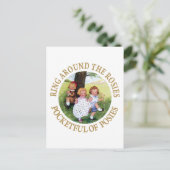 Ring rond de Rosies, Pocketful van Posies Briefkaart (Staand voorkant)