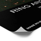 Ring rond een as - Posters uit de ruimte (Hoek)