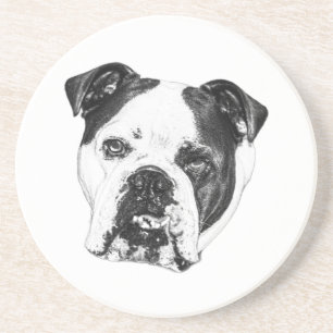 Ring-Safe Bulldog-Onderzetter Zandsteen Onderzetter