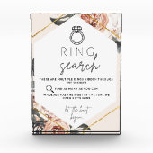 Ring Search Hunt Vrijgezellenfeest Game Fotoblokken (Voorkant)