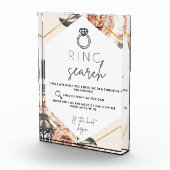 Ring Search Hunt Vrijgezellenfeest Game Fotoblokken (Rechts)