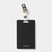 Ring Security Agent Foto-ID Badge (Achterkant met clip)