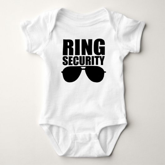 Ring Security Baby Ring Drager Wedding Romper (Voorkant)