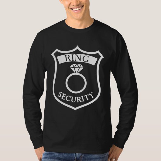 Ring Security Badge Best Man or Ring Bearer 1 T-shirt (Voorkant)