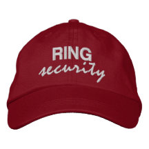 RING security leuk nieuwigheidsschrift ringdrager