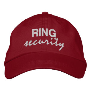 RING security leuk nieuwigheidsschrift ringdrager Geborduurde Pet