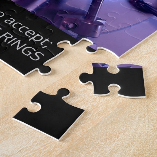 Ring Security Puzzle Invitation Legpuzzel (Zijkant)