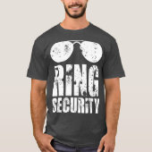 Ring Security  Ring Bearer Boys Wedding Party T-shirt (Voorkant)