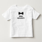 Ring Security Ring Bearer Kinder Shirts (Voorkant)