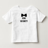 Ring Security Ring Bearer Kinder Shirts (Voorkant)