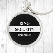 Ring Security Ring Bearer Sleutelhanger