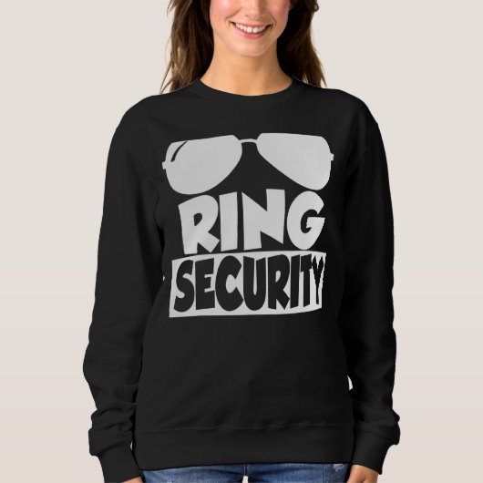 Ring Security Verloving Wedding Matching Bachelor Trui (Voorkant)