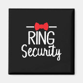 Ring Security Wedding Bruidsmeisje Bachelorette Pa Magneet (Voorkant)