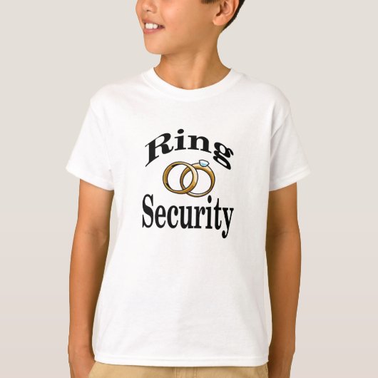 Ring Security Wedding Kinder Shirt (Voorkant)