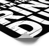 Ring Security Wedding Party Funny Ring Bearer Poster (Hoek)