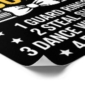 Ring Security Wedding Party Funny Ring Bearer Poster (Hoek)