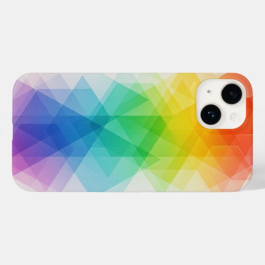 Ring Spectrum iPhone Case – Kleur verschuivende ku (Achterkant (horizontaal))