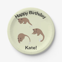 Ring Tail Possums   Papieren Bordje