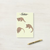 Ring Tail Possums Post-it® Notes (Op bureau)