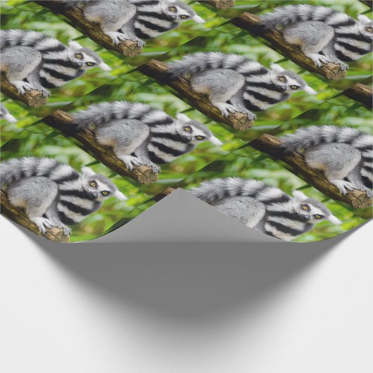 Ring-tailed lemur cadeaupapier (Hoek)