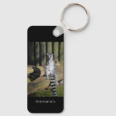 Ring Tailed Lemur Drusillas Park Button Key Ring Sleutelhanger (Achterkant)