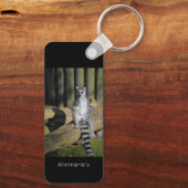 Ring Tailed Lemur Drusillas Park Button Key Ring Sleutelhanger (Achterkant)