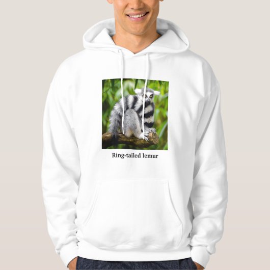 Ring-tailed lemur hoodie (Voorkant)