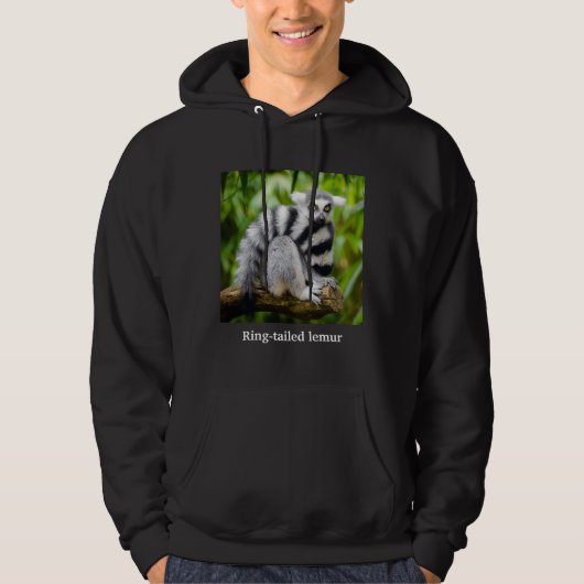 Ring-tailed lemur hoodie (Voorkant)