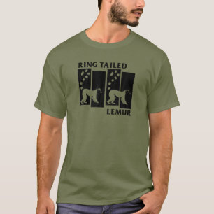 RING TAILED LEMUR Monkey Madagascar Animal Lemurs T-shirt