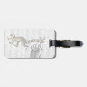 Ring Tailed Lemur op vinger 2 Bagagelabel (Achterkant horizontaal)