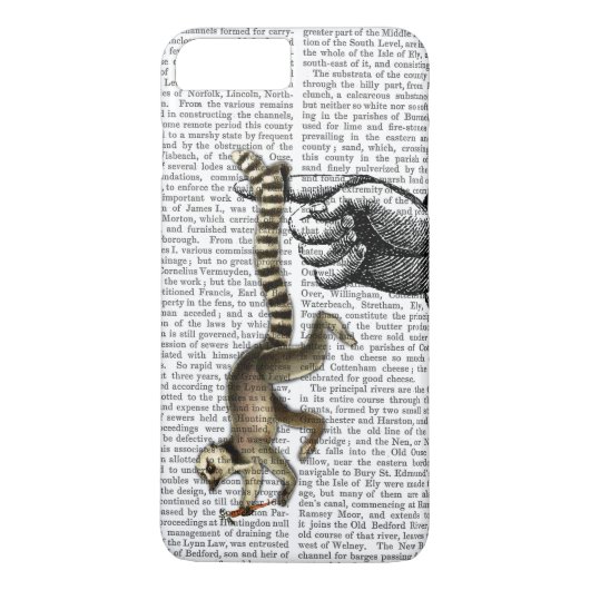 Ring Tailed Lemur op vinger 2 Case-Mate iPhone Case (Achterkant)