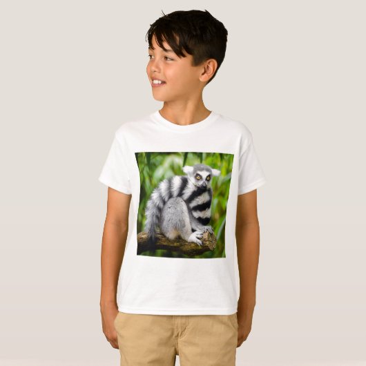 Ring-tailed lemur t-shirt (Voorkant volledig)