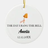 Ring the Bell Gift Cancer Survivor,End of Chemo  Keramisch Ornament (Voorkant)