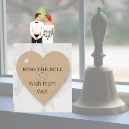 Ring The Bell & Wish ze Well Wedding Bedankjes Labels