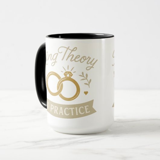 Ring Theory In Practice | Halloween Gifts Mok (Voorkant links)