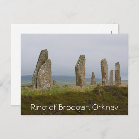 Ring van Briefkaart van Brodgar (Voorkant / Achterkant)