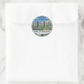 Ring van Brodgar Schotland Ronde Sticker (Tas)