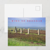Ring van Brodgar uitzicht briefkaart (Voorkant / Achterkant)