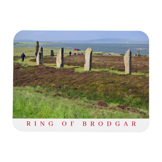 Ring van Brodgar uitzicht fridge magnet Magneet (Horizontaal)