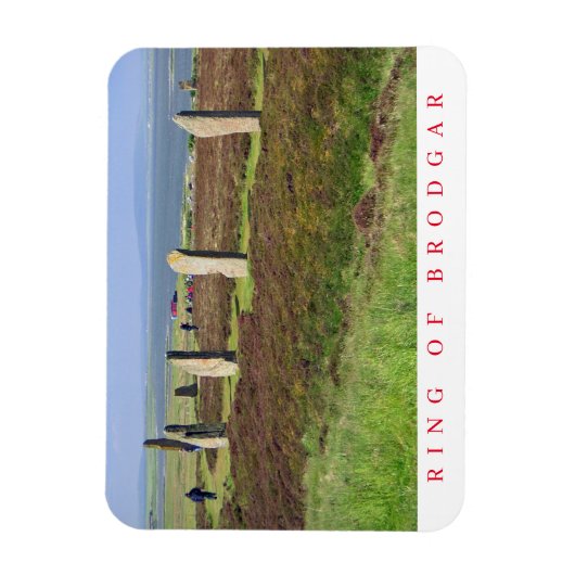 Ring van Brodgar uitzicht fridge magnet Magneet (Verticaal)